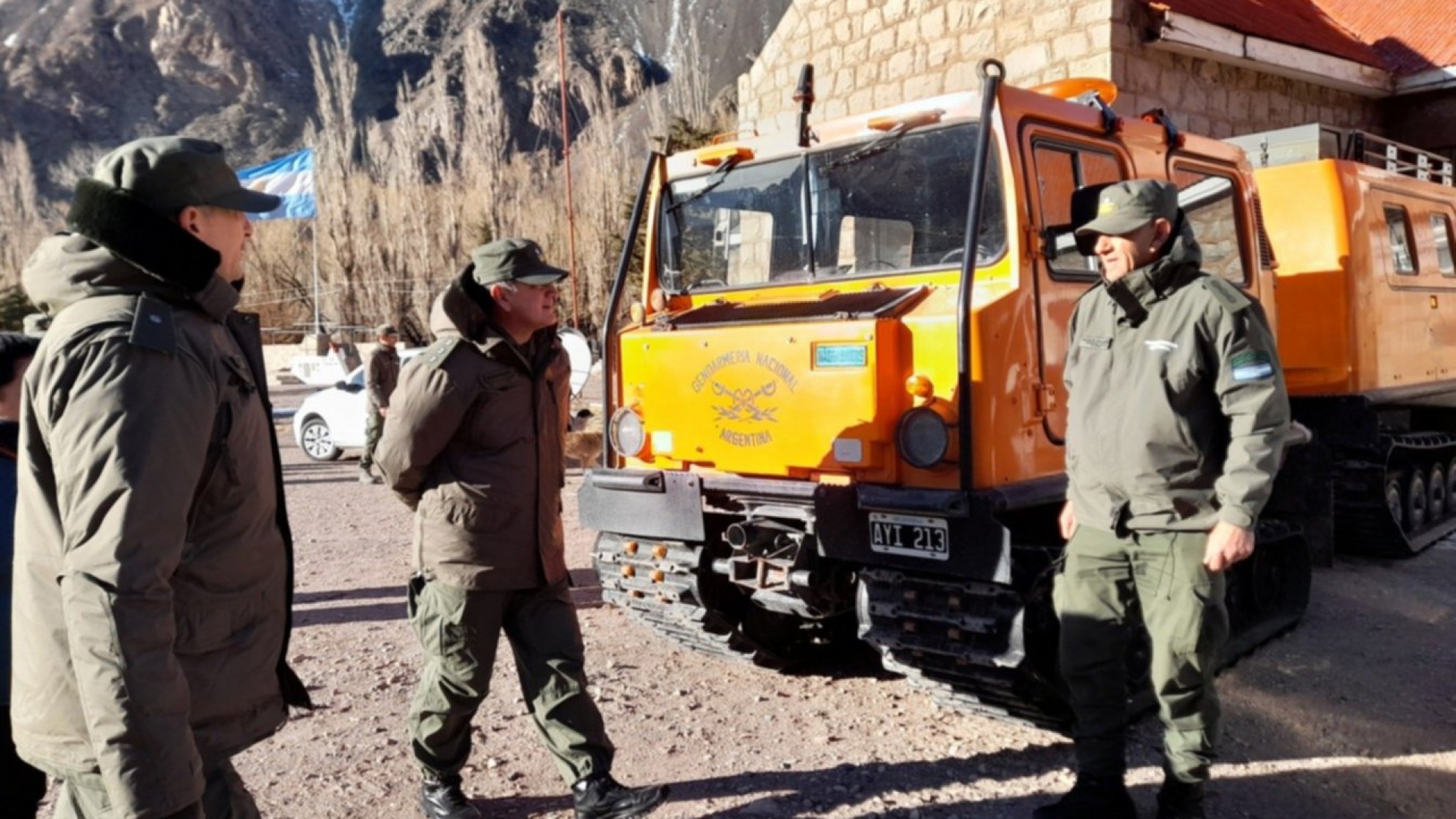 Fue resaltada la presencia de los gendarmes en alta montaña